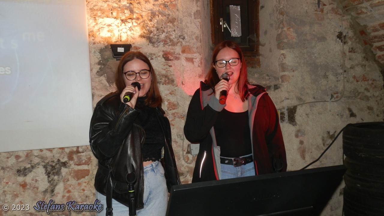 Karaoke bei der Schlossparty Baumgarten